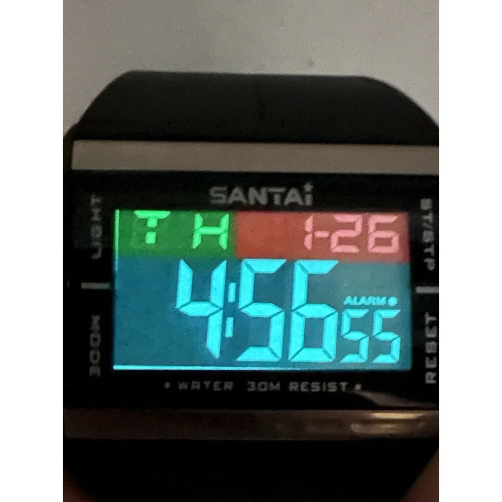 Santai Watch ST-2506G Mens Watch New Battery 49MM‎ 8